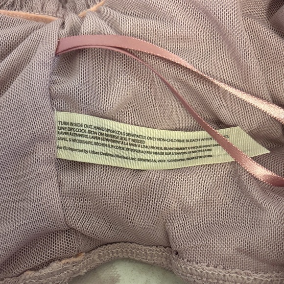 Free People Mauve Ruffled Top - Picture 5 of 7